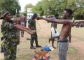 Participants Take Part In The Kenya Defence Forces (Kdf) Recruitment Exercise In Lamu County In October 2025.