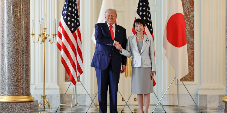Trump Signs ‘New Golden Age’ Trade And Rare Earth Minerals Deals With Japan President Donald J. Trump And Japanese Prime Minister Sanae Takaichi.