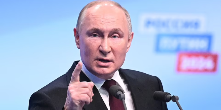 A Photo Of Russian President Vladimir Putin Photo/Russian Embassy