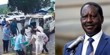 Video Reveals Raila Odinga'S State When He Arrived At The Hospital