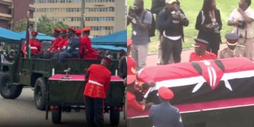 Details Of The Gun Carriage That Carried Moi, Kibaki, And Raila