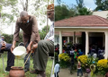 Former Prime Minister Raila Odinga At His Opoda Farm In Siaya. Photo/ Nmg
