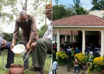 Former Prime Minister Raila Odinga At His Opoda Farm In Siaya. Photo/ Nmg