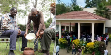 Former Prime Minister Raila Odinga At His Opoda Farm In Siaya. Photo/ Nmg