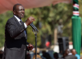 President William Ruto Speaking At Raila Odinga Funeral. Photo/ Pcs