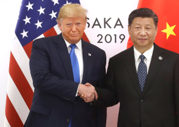 Chinese President Xi Jinping Shakes Hands With Us President Donald Trump Before A Bilateral Meeting During The G20 Summit On June 29, 2019 In Osaka, Japan. Photo/Chinanewsservice