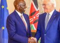 President William Ruto And His Germany Counterpart Dr Frank-Walter Steinmeier At Schloss Bellevue, Berlin On March 27, 2023. Photo/ Pcs.
