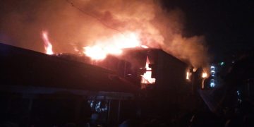 Fire Incident Reported At Mukuru Fuata Nyayo Village, Affecting Multiple Houses.