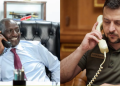 Details Of Ruto, Zelenskyy Talks With Kenyans Caught Up In Ukraine - Russia War A Photo Collage Of President William Ruto And Ukrainian President Volodymyr Zelensky Photo/Pcs/Ukrainian Govt