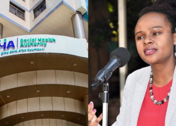 A Photo Collage Of Sha Building And Ceo Dr. Mercy Mwangangi Photo/Kbc