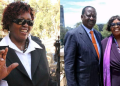 A Photo Collage Of The Late Beryl Acheing' And Raila Odinga Photo/Nation