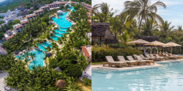 A Photo Collage Showcasing The Stunning Exterior Views Of Swahili Beach Resort. Photo/Swahili Beach Resort