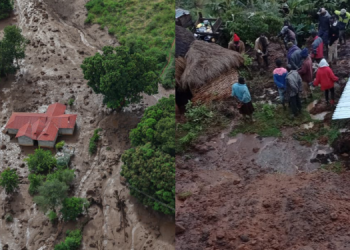 A Photo Collage Showing The Landslides In Elgeyo Marakwet County, Kenya. Photo/The Star