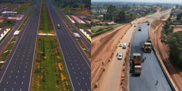 Kenha Clarifies Awarding Nairobi–Mau Summit Highway To Nssf And Chinese Firm A Photo Collage Showing The Proposed Rironi–Mau Summit Highway And An Aerial View Of The Ongoing Construction At The Gitaru Interchange. Photo/Kenha /The Star