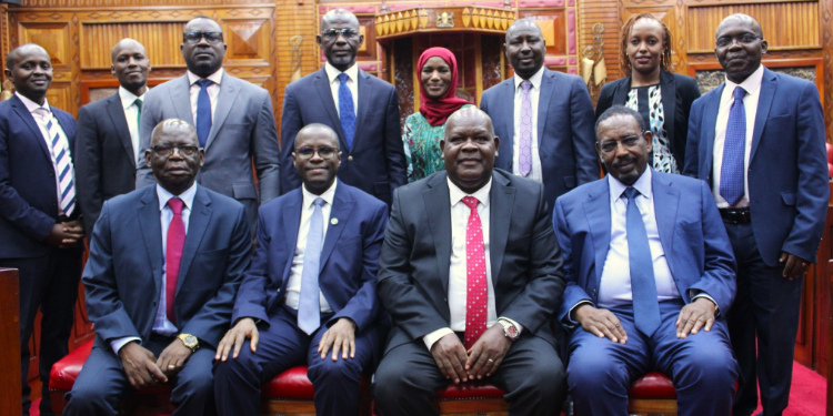 Irony As Nigerian Legislators Tour Kenya For Anti-Corruption Lessons A Photo Of Kenya And Nigerian Lawmakers During Anti-Graft Meeting Held At Parliament On November 6, 2025 Photo/Parliament