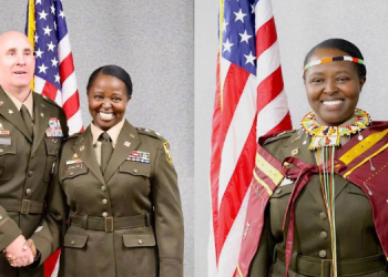A Photo Of Kenyan-Born Us Army Officer Silvia Jemutai Photo/Kapyoseiin