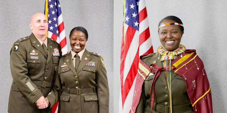 Silvia Jemutai: What Her Rank Means, Paygrade, And Military Role After Her Promotion To U.s. Army Lt. Colonel A Photo Of Kenyan-Born Us Army Officer Silvia Jemutai Photo/Kapyoseiin