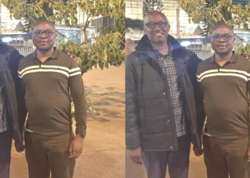 A Photo Of Samuel Njagi Who Was Abducted In Ethiopia Re-Uniting With His Family Photo/Opcs