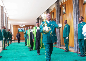 A Photo Of Retiring Chief Serjeant-At-Arms Aloisio Lekulo Photo/Parliament