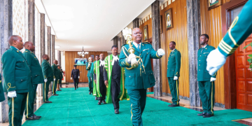 A Photo Of Retiring Chief Serjeant-At-Arms Aloisio Lekulo Photo/Parliament