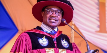 Education Cs Julius Ogamba During The Graduation Ceremony At Machakos University. Photo/Ministry Of Education