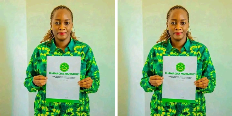 Jessica Magufuli Profile: Educational Background, Career, Family And Net Worth Jessica Magufuli Posing For A Photo With Ccm Card. Photo/Jessicafacebook