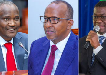 Cs John Mbadi, Aden Duale And Opiyo Wandayi. Photo/ Treasury. Moh. Opiyo Wandayi