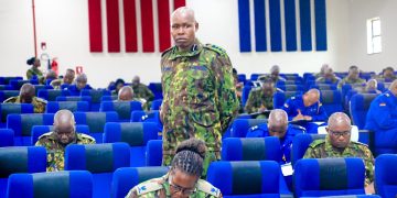 Police Offers Take Exams At National Police Leadership Academy. The Exams Are Administered Under Tight Security