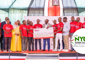 President William Ruto With Youths During The International Youth Day Celebrations In Kakamega. Photo/Statehouse