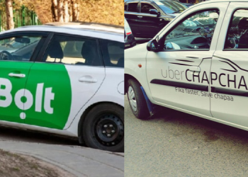 Photo Collage Of Uber And Bolt Vehicles In Kenya | Photo/Bizna