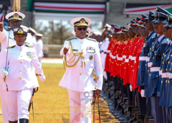 Photo Of Lieutenant Colonel Faith Mwagandi, The First Female Kdf Officer To Lead A Guard Of Honour. Photo/Kdf