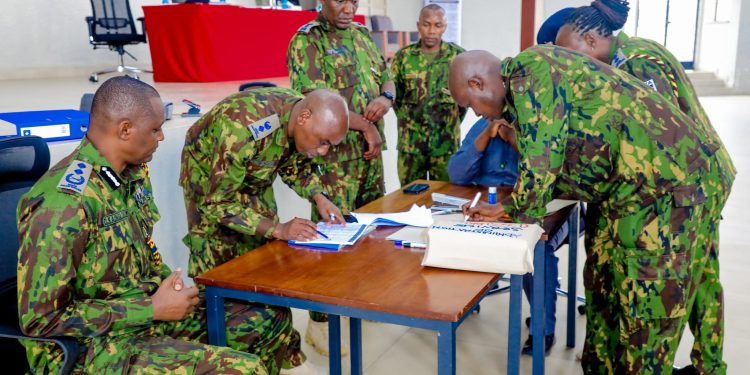 Over 150 Officers Took Promotional Results At The National Police Leadership Academy. 