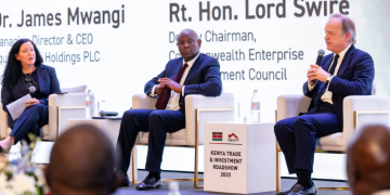 Equity Bank Ceo In A Trade Meeting With Delegates. Photo/Ogilvy