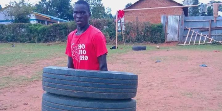 Ben Wanyonyi Rides Motorycle From Tongaren To Kasarani