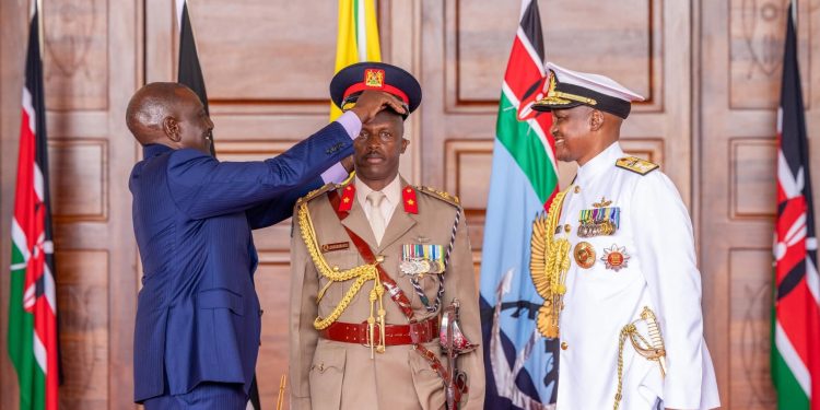 Fabian Lengusuranga: Meet President Ruto’s Adc Who Knows His Every Move Brigadier Fabian Lengusuranga During The Swearing-In Ceremony At State House On June 28, 2025/Pcs