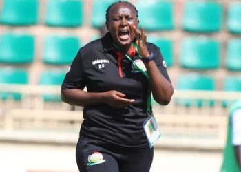 Harambee Starlets Head Coach Beldine Odemba